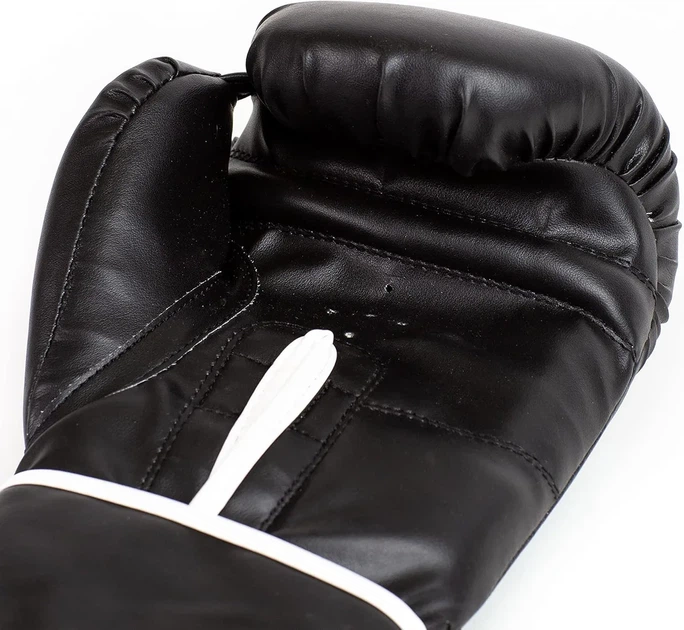 Боксерские перчатки Everlast синтетическая кожа S/M черный унисекс - изображение 4