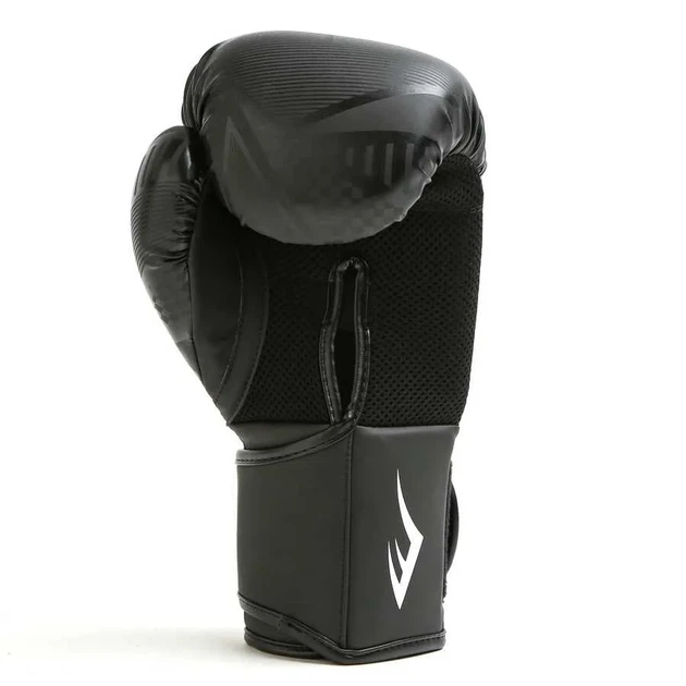 Боксерські рукавиці Everlast поліуретан 10 унцій чорні унісекс - Фото 4 Боксерські рукавиці Everlast поліуретан 10 унцій чорні унісекс - зображення 4