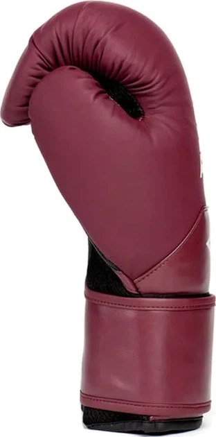 Боксерские перчатки Everlast 10 унций нитрил-бутадиен-каучук бордовые - Фото 2 Боксерские перчатки Everlast 10 унций нитрил-бутадиен-каучук бордовые - изображение 2