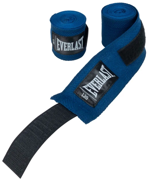 Бинти Everlast нейлон 120 см синий - Фото 5 Бинти Everlast нейлон 120 см синий - изображение 5