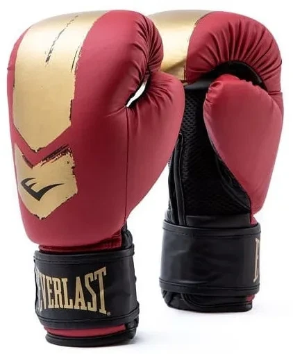 Боксерские перчатки Everlast полиуретан 6 унций красные золотые - Фото 1 Боксерские перчатки Everlast полиуретан 6 унций красные золотые - изображение 1