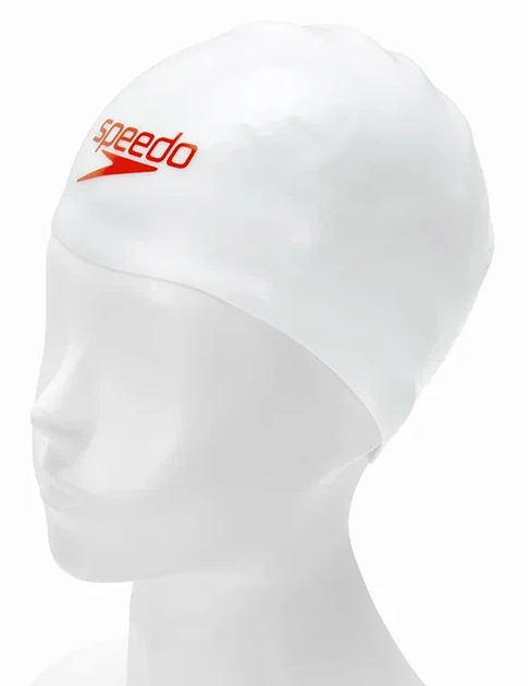 Шапка Speedo 100% силикон S кремовая белая - изображение 4