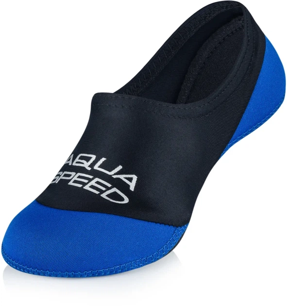 Шкарпетки Aqua Speed неопрен 22-23 чорний синій для плавання - Фото 1 Шкарпетки Aqua Speed неопрен 22-23 чорний синій для плавання - зображення 1