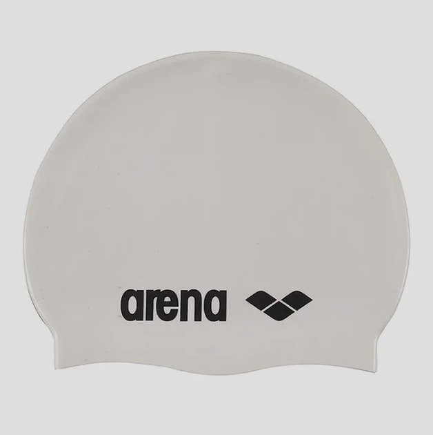Шапка для плавания Arena силикон OSFM белая - Фото 1 Шапка для плавания Arena силикон OSFM белая - изображение 1