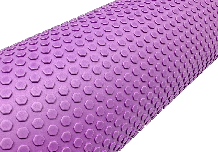 Массажный ролик EasyFit EVA 60 см Фиолетовый - изображение 2