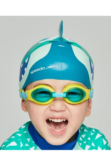 Шапка для плавания SPEEDO силикон OSFM зеленая для детей - Фото 2 Шапка для плавания SPEEDO силикон OSFM зеленая для детей - изображение 2