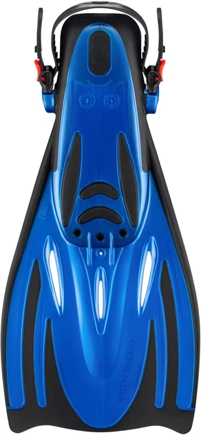 Ласты Aqua Speed резиновые 27-31 черные синие для детей - изображение 4