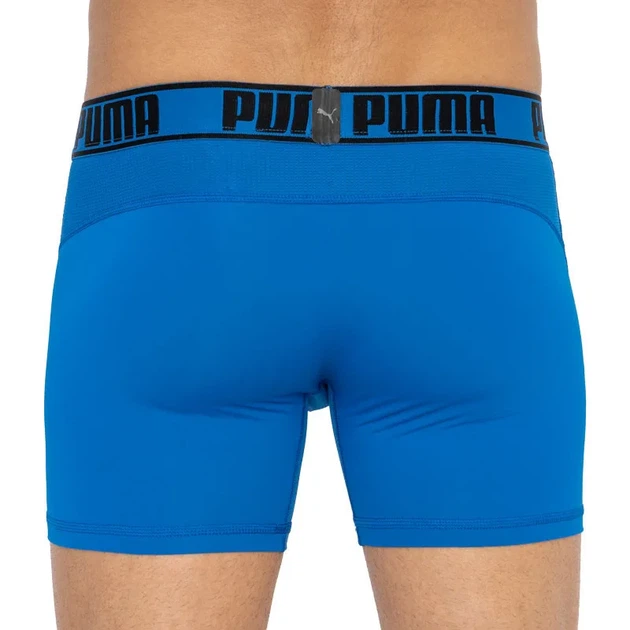 Трусы-боксеры Puma полиэстер эластан S синий оранжевый 2 пары - Фото 5 Трусы-боксеры Puma полиэстер эластан S синий оранжевый 2 пары - изображение 5