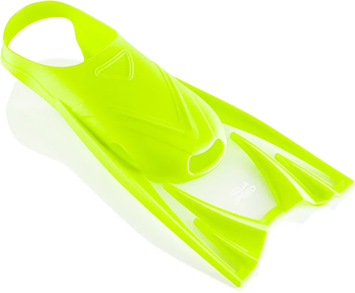 Ласты AQUA SPEED резиновые 25-29 флуоресцентный желтый - изображение 2