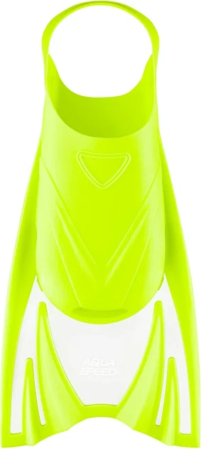 Ласты AQUA SPEED резиновые 25-29 флуоресцентный желтый - изображение 3