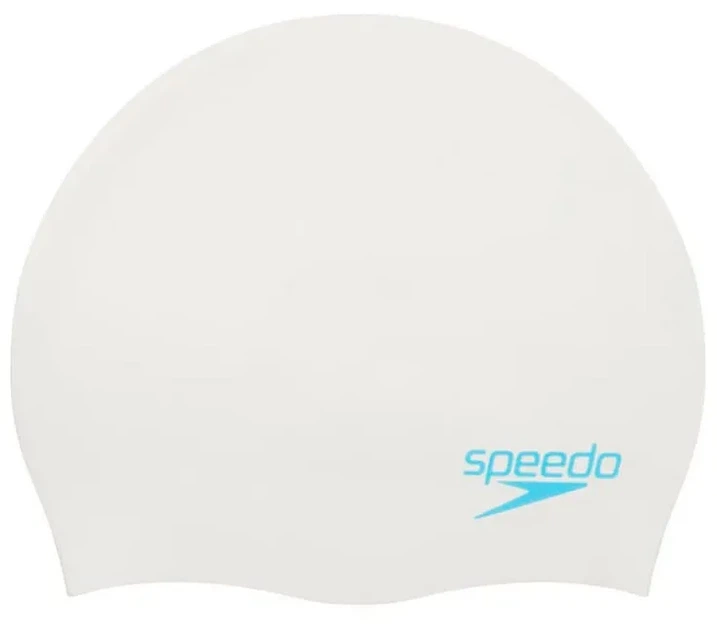 Шапка для плавания Speedo силикон One Size белая для детей - Фото 2 Шапка для плавания Speedo силикон One Size белая для детей - изображение 2