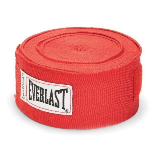 Бинти Everlast 65% хлопок 180 см красный - Фото 1 Бинти Everlast 65% хлопок 180 см красный - изображение 1