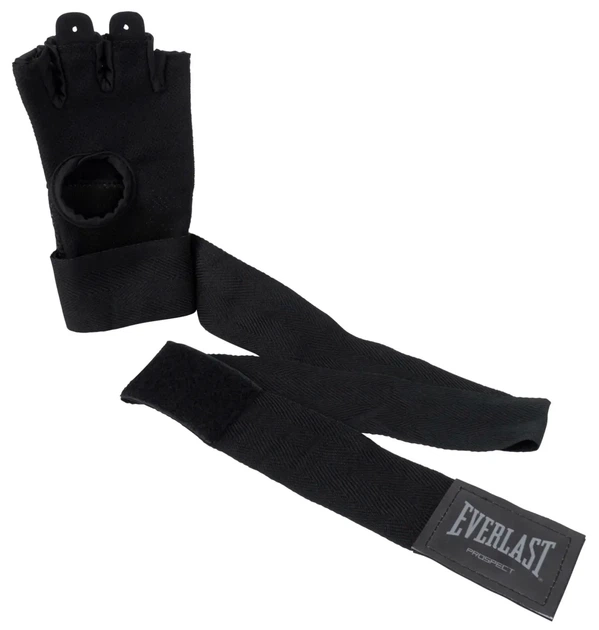 Бинти-рукавички Everlast 100% полиэстер S/M черный серый для детей - Фото 2 Бинти-рукавички Everlast 100% полиэстер S/M черный серый для детей - изображение 2