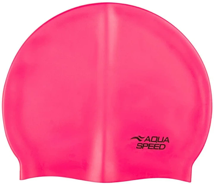 Шапка для плавания AQUA SPEED силиконовая XL розовая - Фото 1 Шапка для плавания AQUA SPEED силиконовая XL розовая - изображение 1