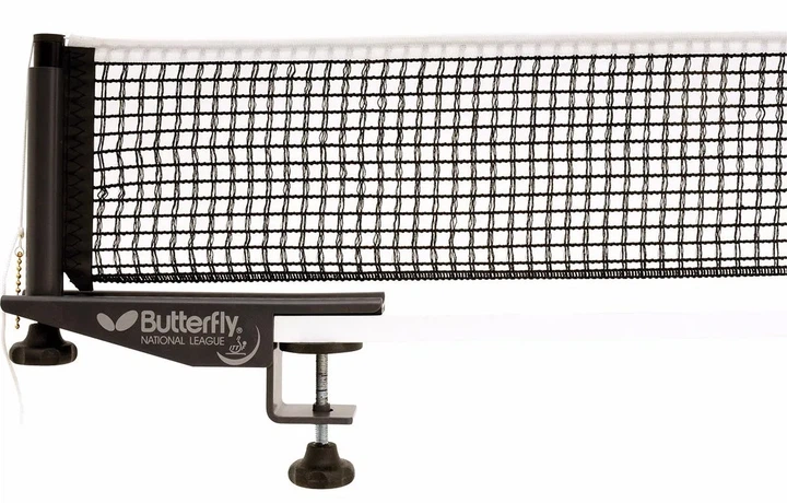 Сетка для настольного тенниса Butterfly нейлон черная с винтовым креплением - Фото 1 Сетка для настольного тенниса Butterfly нейлон черная с винтовым креплением - изображение 1