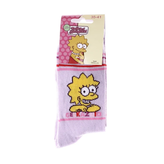 Шкарпетки SIMPSON 68% хлопок 35-41 бледно-розовый - Фото 1 Шкарпетки SIMPSON 68% хлопок 35-41 бледно-розовый - изображение 1
