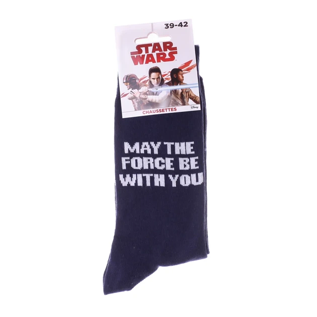 Носки Star Wars 75% хлопок 39-42 синие - Фото 2 Носки Star Wars 75% хлопок 39-42 синие - изображение 2