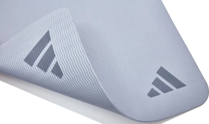 Килимок для йоги Adidas TPE 176х61 см Сірий 5 мм - зображення 3