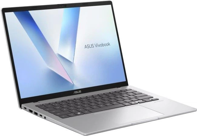 Ноутбук ASUS Vivobook 14 (90NB1703-M000C0), AMD Ryzen AI 7 445 / 14″ / RAM 16 ГБ DDR5 / SSD 512 ГБ / Radeon Graphics / Windows 11 Home / Сріблястий - зображення 2