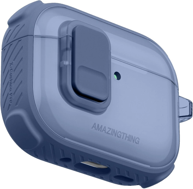 Чохол AMAZINGthing Titan Pro Mag для AirPods Pro 3 Blue (4896238540120) - Фото 8 Чохол AMAZINGthing Titan Pro Mag для AirPods Pro 3 Blue (4896238540120) - зображення 8