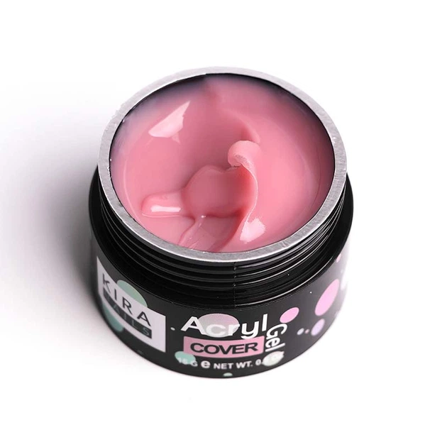 Акрил гель для нарощування нігтів Kira Nails Acryl Gel Cover 15 г - изображение 2