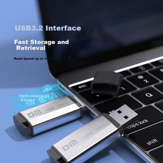 Флеш-накопитель DM Daimai 128 ГБ USB3.2 Gen 1 PD196, USB-накопитель для компьютера, высокоскоростной металлический флеш-накопитель для автомобиля, USB-накопитель для подачи заявок на тендеры. - Фото 5 Флеш-накопитель DM Daimai 128 ГБ USB3.2 Gen 1 PD196, USB-накопитель для компьютера, высокоскоростной металлический флеш-накопитель для автомобиля, USB-накопитель для подачи заявок на тендеры. - изображение 5