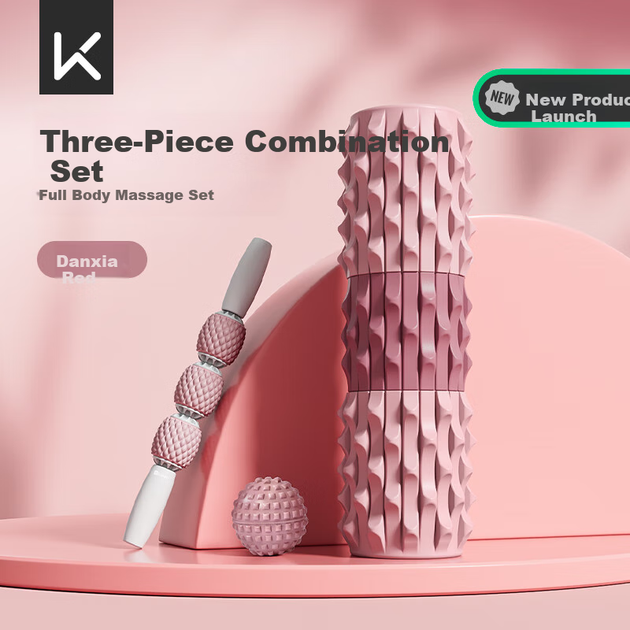 Массажный ролик Keep Foam Roller с шипами, красный - изображение 4