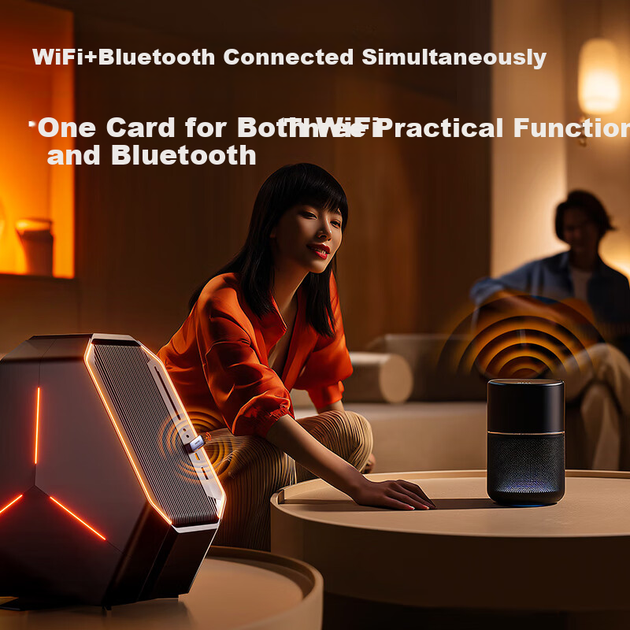 Беспроводная сетевая карта Llano USB, адаптер Bluetooth WIFI6 без установки драйверов, приемник 5.4, двухканальный передатчик Wi-Fi 5G, настольный компьютер, ноутбук, Windows 10/11 - изображение 5