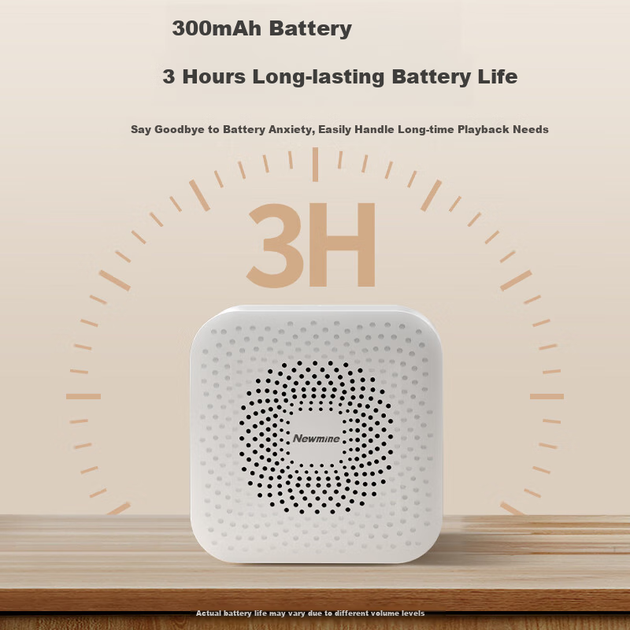 Бездротова міні-колонка Newmine BT520 з підтримкою Bluetooth, високоякісна HiFi-система, портативний сабвуфер для вулиці, персональний аудіоплеєр, невеликий подарунок, пристрій для прийому платежів, диктор. - зображення 5
