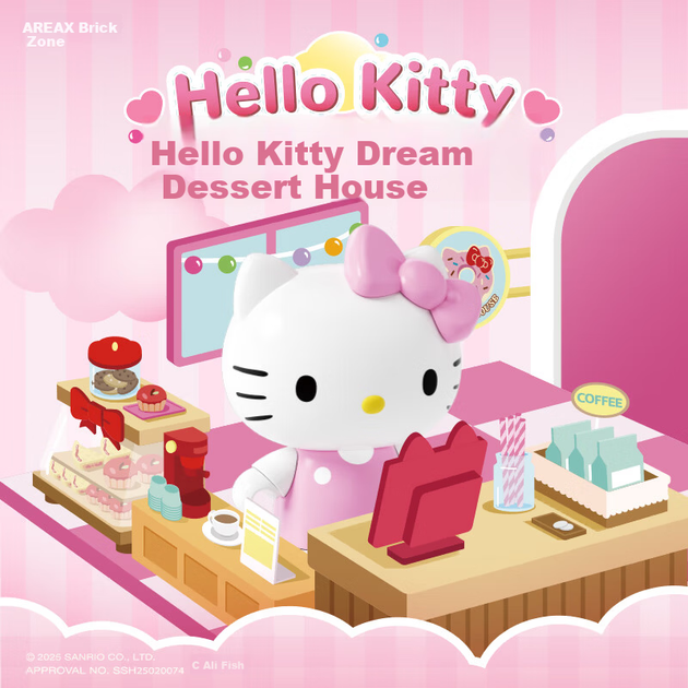 Конструктор AREA-X Sanrio Hello Kitty Dream Dessert House AB0070 - зображення 11