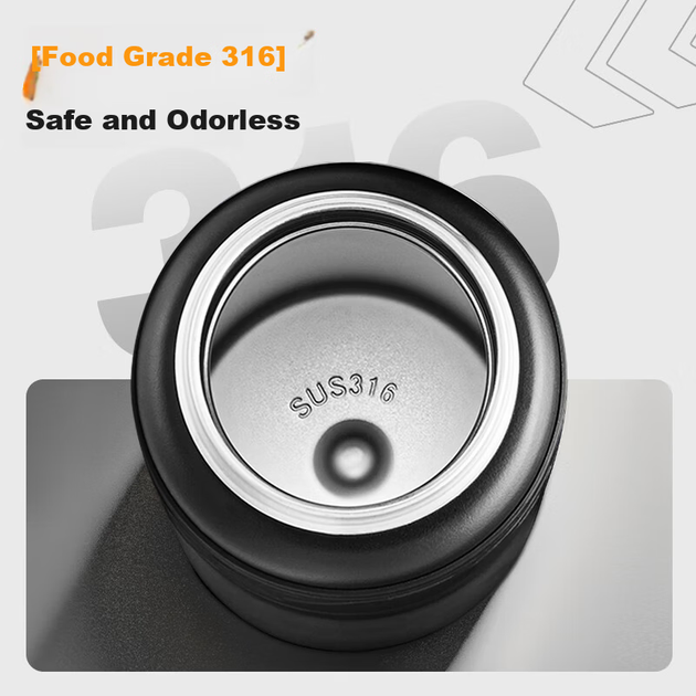 Термос TKK Student з нержавіючої сталі 316, спортивна пляшка для води для хлопчиків середньої та старшої школи, для дітей, для використання в автомобілі. - зображення 4