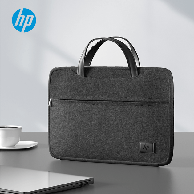 Сумка для ноутбука HP Pack O, дамская сумка, чехол для ноутбука, чехол для хранения 14-дюймового ноутбука, защитный чехол, универсальный чехол для компьютера HP, черный. - Фото 4 Сумка для ноутбука HP Pack O, дамская сумка, чехол для ноутбука, чехол для хранения 14-дюймового ноутбука, защитный чехол, универсальный чехол для компьютера HP, черный. - изображение 4
