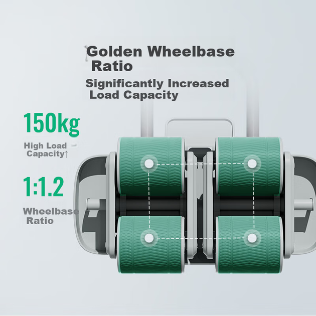 Колесо для пресса Keep Ab Wheel с автоматическим счетчиком, четырехколесное, с возвратом - изображение 6