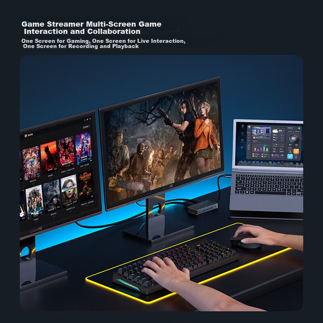 Док-станція Acer Type-C з двома HDMI-роз'ємами, трьома дисплеями, проекційним концентратором 3.0, розгалужувачем PD, зарядкою 100 Вт та подовжувачем 1 м, подарунковий комплект - Фото 7 Док-станція Acer Type-C з двома HDMI-роз'ємами, трьома дисплеями, проекційним концентратором 3.0, розгалужувачем PD, зарядкою 100 Вт та подовжувачем 1 м, подарунковий комплект - изображение 7