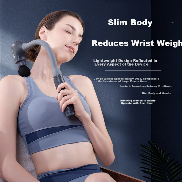 Массажер WayourCare An Youke Fascia Gun для мышц всего тела, молоток, для поясницы/спины - изображение 7