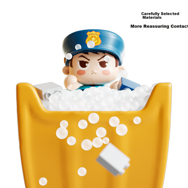 FEELO — конструктор LEGO с крупными деталями, игрушка для мальчиков и девочек, подарок на день рождения, полицейский участок Y42005. - изображение 7