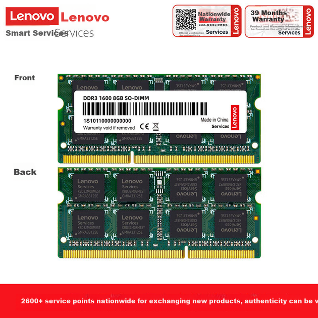 Модуль пам'яті для ноутбука Lenovo 8 ГБ DDR3 1600, стандартна напруга, не сумісний з низькою напругою - изображение 7
