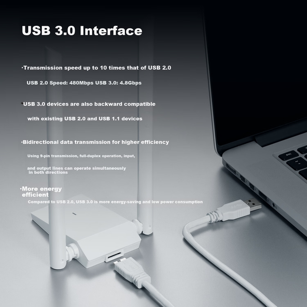 Бездротовий USB-адаптер TP-LINK WiFi7 Gaming BE3600 з високим коефіцієнтом посилення 5G, дводіапазонний гігабітний Wi-Fi-приймач для настільних комп'ютерів і ноутбуків 7DN9200H, версія без драйверів - изображение 5