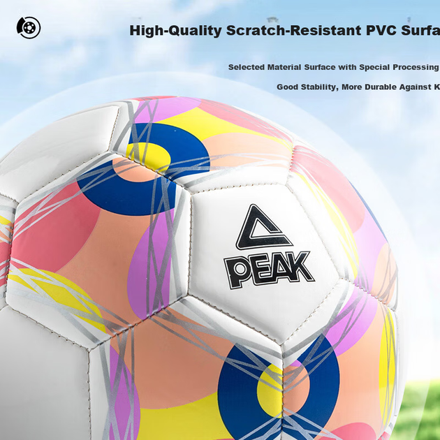 Мяч футбольный Peak Size 5 Розовый - Фото 3 Мяч футбольный Peak Size 5 Розовый - изображение 3