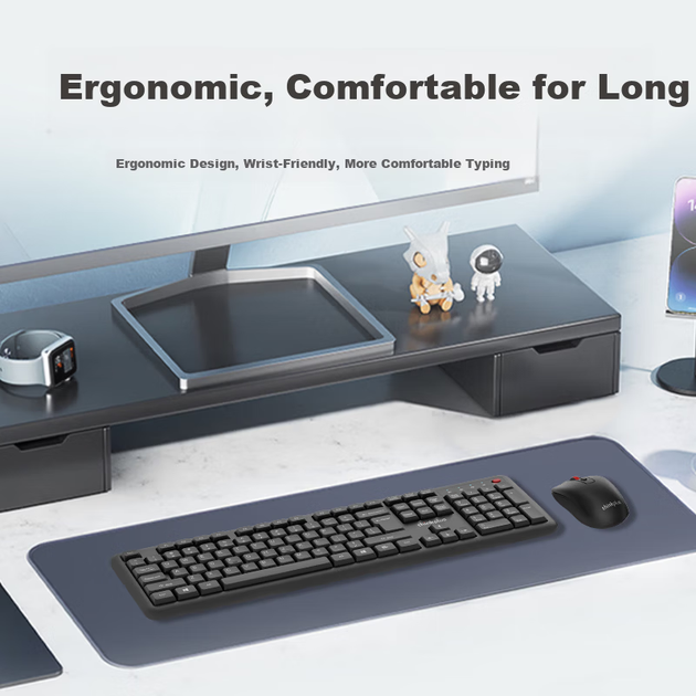 Комплект бездротовий Lenovo ThinkPlus KM125 Pro Wireless - зображення 5