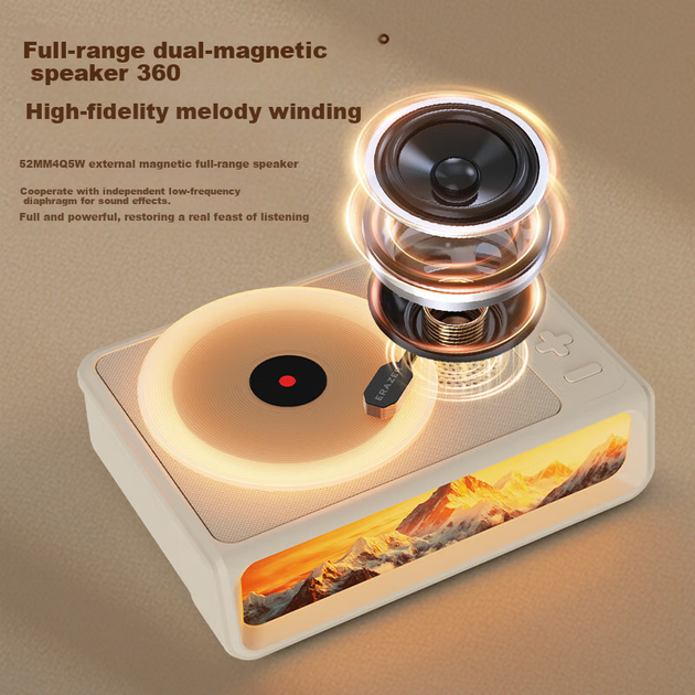 Аромадифузор Lenovo Ecosystem Brand Yinengzhe Music Box Sleep Speaker, високоякісний Bluetooth-колонка, програвач, романтична атмосфера для дівчини чи найкращого друга, практичний та високоякісний пам'ятний подарунок на день народження - зображення 6