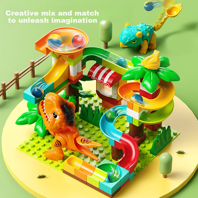 FEELO, совместим с крупными строительными блоками LEGO, игрушка-конструктор для детей, подарок на день рождения для мальчиков и девочек, выдвижной механизм Y32321 - изображение 7
