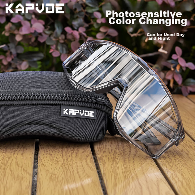 Очки KAPVOE велосипедные фотохромные день/ночь - изображение 4