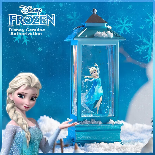 Музыкальная шкатулка Disney «Холодное сердце» с хрустальным шаром, новогодний подарок для девочек, подарок на день рождения Эльзе (10 лет). - зображення 5