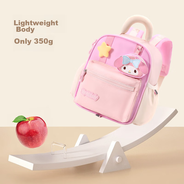 Рюкзак Hello Kitty для девочек 3-6 лет, рюкзак принцессы для дошкольников, двойная сумка через плечо, подарок, 96660 Kuromi Purple - изображение 8
