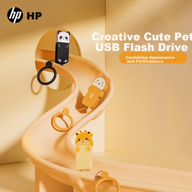 Флеш-накопитель HP 64 ГБ с изображением милого оленя, высокоскоростная передача данных для пар, мини-USB-накопитель для офиса, студентов, автомобиля, компьютера и телефона. - Фото 4 Флеш-накопитель HP 64 ГБ с изображением милого оленя, высокоскоростная передача данных для пар, мини-USB-накопитель для офиса, студентов, автомобиля, компьютера и телефона. - изображение 4