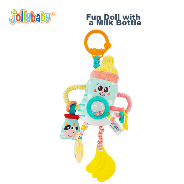 Jollybaby, мобиль для детской кроватки, игрушка для автокресла, подвеска для коляски, колокольчик для детской кроватки, бутылочка - изображение 8