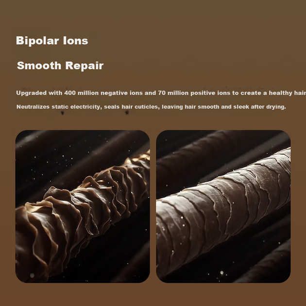 Фен Laifen Swift 4 с высокой скоростью сушки (комплект) для дома, с отрицательными ионами, питательный фен с эфирными маслами, подарок на день рождения, титаново-серый. - изображение 5