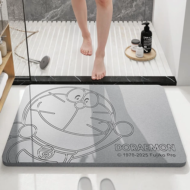 Коврик напольный впитывающий Dajiang Doraemon из диатомитовой земли 39x60 см - изображение 5