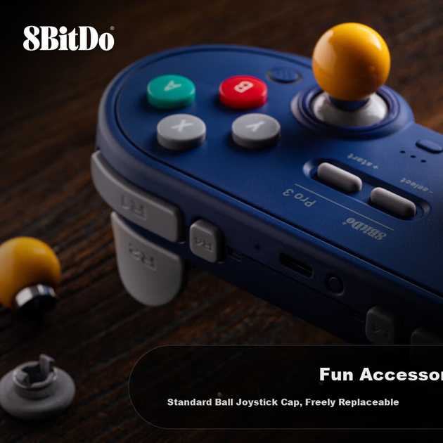 Бездротовий ігровий контролер 8BitDo Pro 3 для Switch 2, мобільних пристроїв, NS2, iPhone, ПК, Steam, Android, iPad — сумісний з Nioh 3, Hyrule Warriors та Pokémon. - Фото 8 Бездротовий ігровий контролер 8BitDo Pro 3 для Switch 2, мобільних пристроїв, NS2, iPhone, ПК, Steam, Android, iPad — сумісний з Nioh 3, Hyrule Warriors та Pokémon. - зображення 8